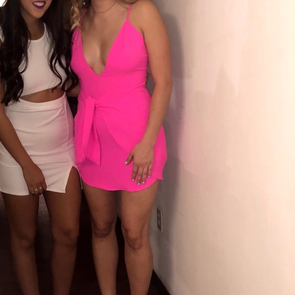 TOBI hot pink mini Dress - Picture 7 of 8